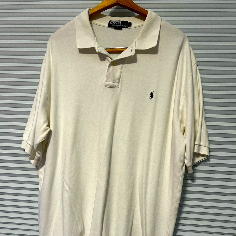 White Polo by Ralph Lauren XL